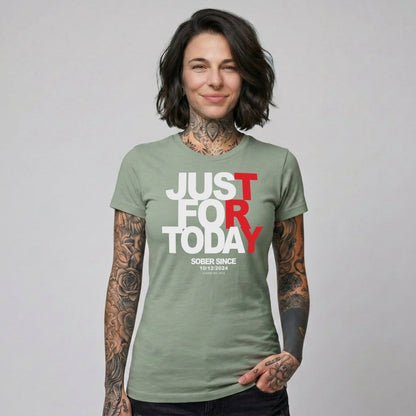 Just Try For Today Sober T Shirt fit detail (view 29)