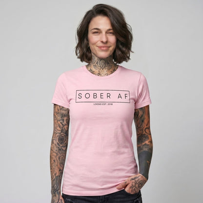 Sober AF Sober T Shirt fit detail (view 19)