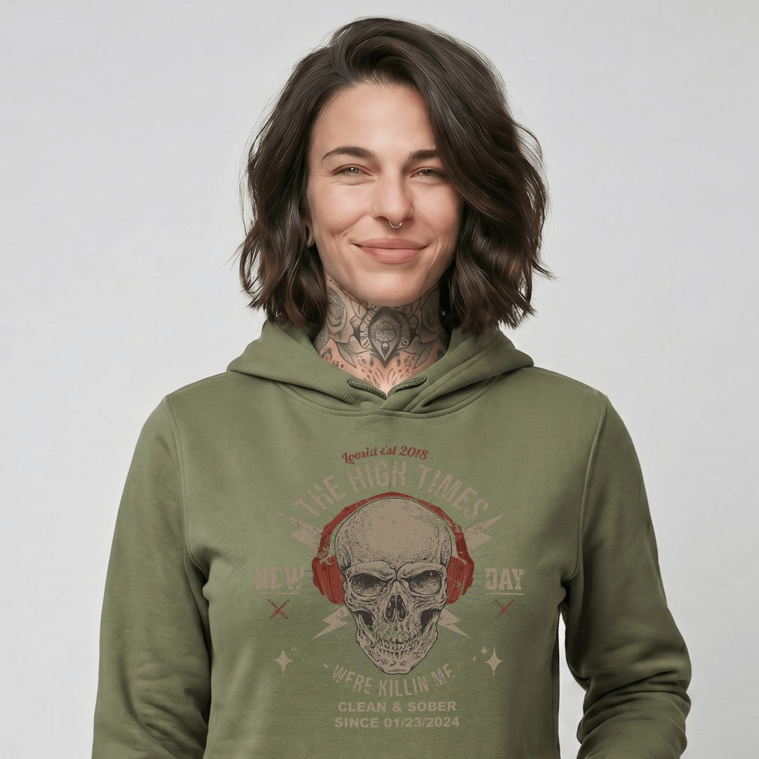 High Times Recovery Hoodie close-up view (view 12)