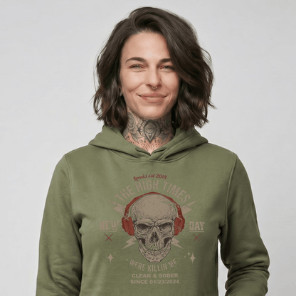 High Times Recovery Hoodie close-up view (view 12)