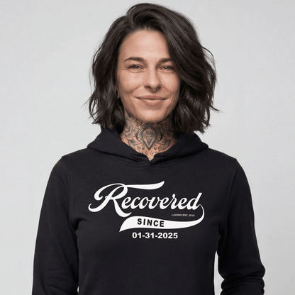 Recovered Since Recovery Hoodie featuring the design (view 11)
