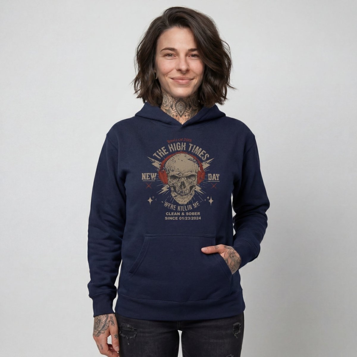 High Times Recovery Hoodie back view (view 7)