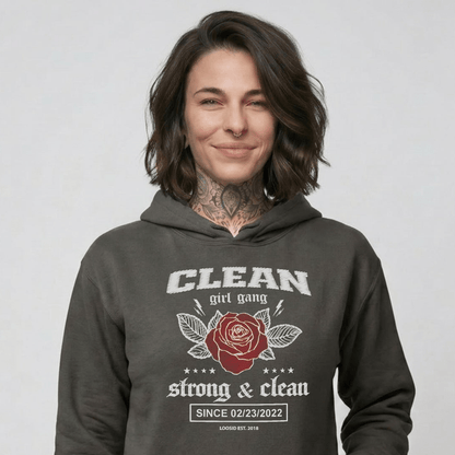 Clean Girl Gang Strong & Clean Crest Recovery Hoodie featuring the design (view 21)