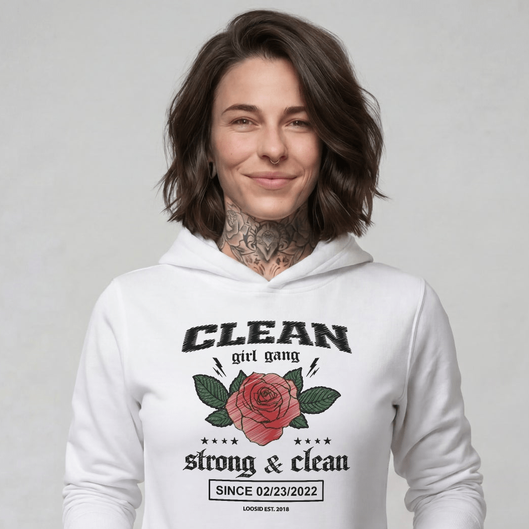 Clean Girl Gang Strong & Clean Crest Recovery Hoodie packaging detail (view 18)