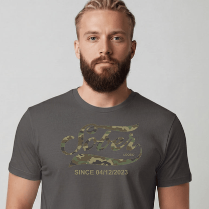 Sober T Shirt | Men's Sober Since Camo Tee