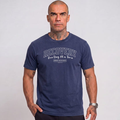 Sober T Shirt | Men's Recovery Looks Good On You Garment-Dyed