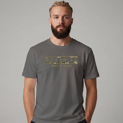 Sober T Shirt | Men's Sober AF Camo Tee