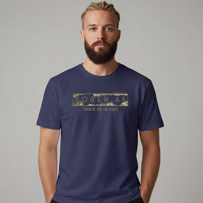 Sober T Shirt | Men's Sober AF Camo Tee