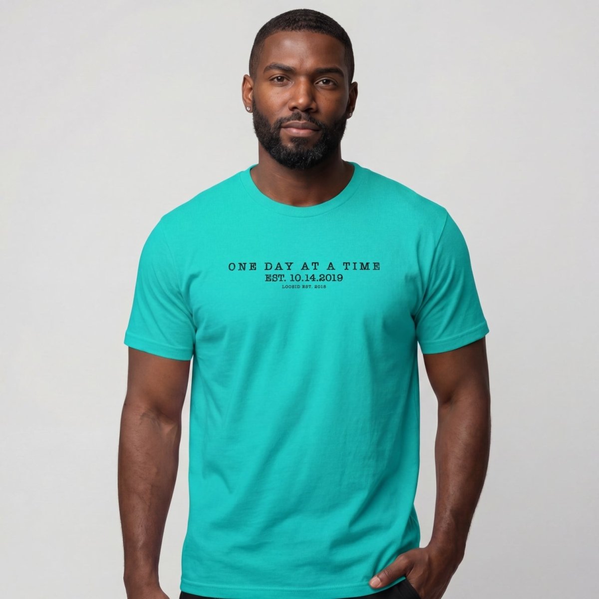 Sober T Shirt | Men's One Day At a Time Tee