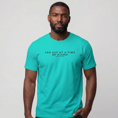 Sober T Shirt | Men's One Day At a Time Tee