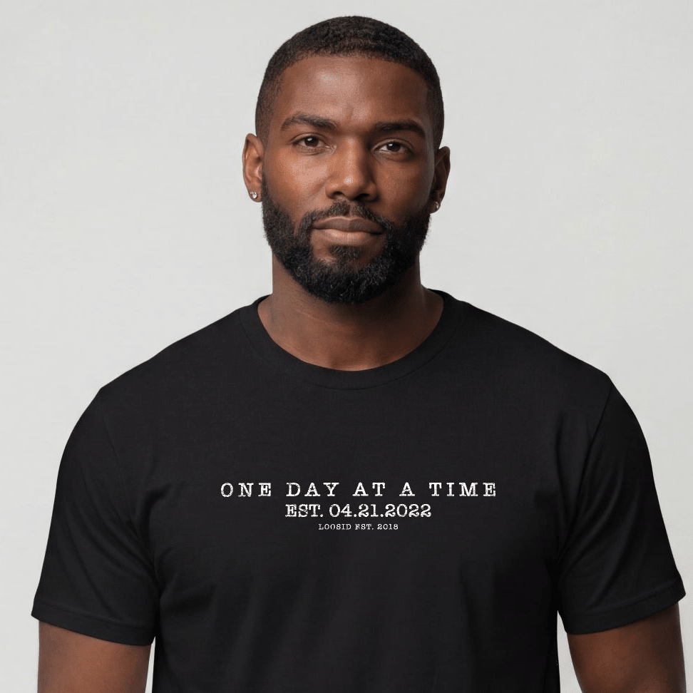 Sober T Shirt | Men's One Day At a Time Tee