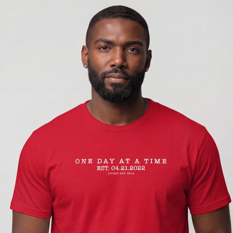 Sober T Shirt | Men's One Day At a Time Tee