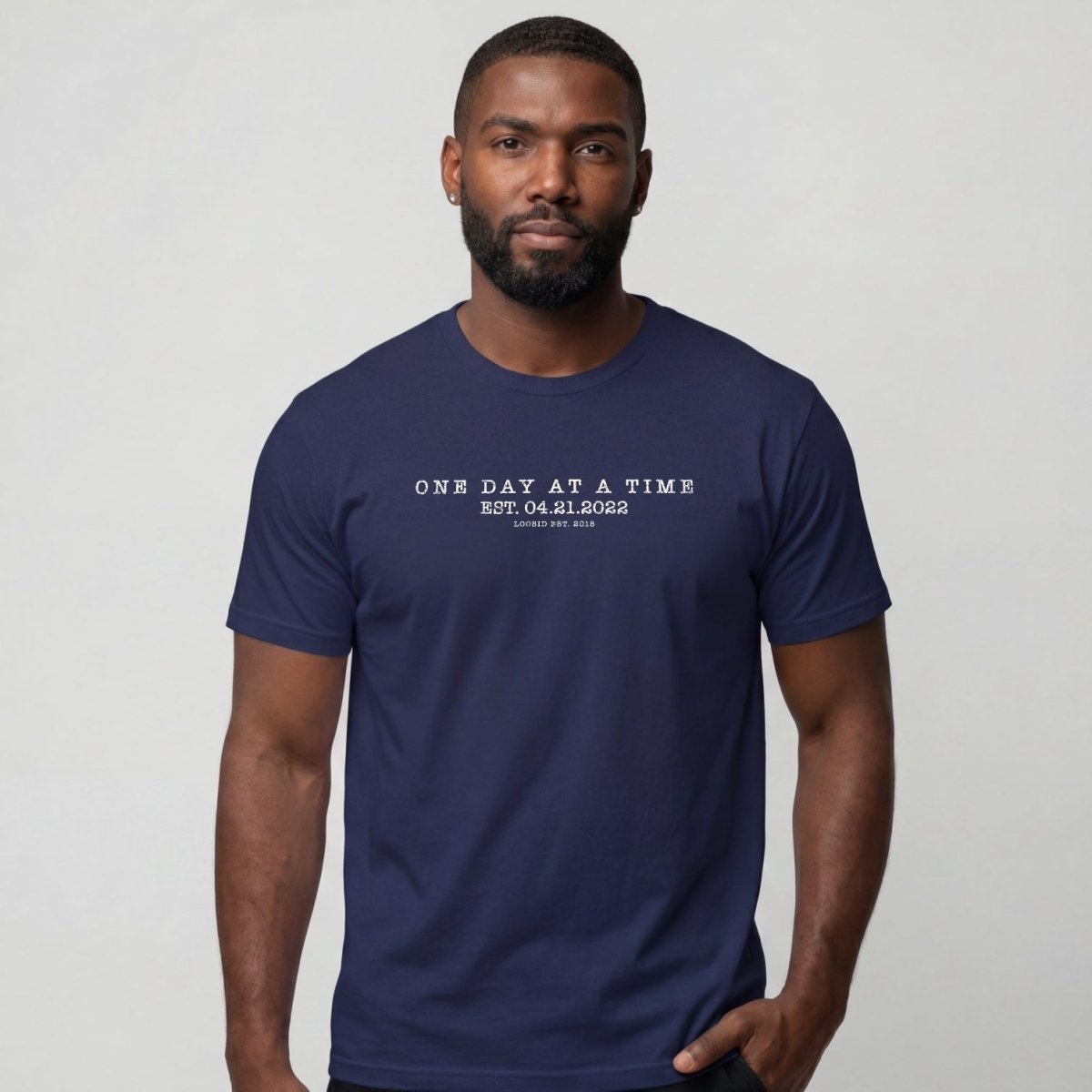 Sober T Shirt | Men's One Day At a Time Tee