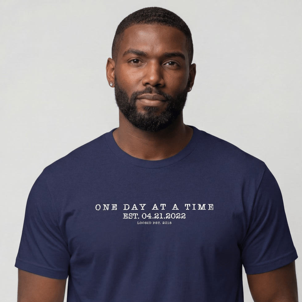Sober T Shirt | Men's One Day At a Time Tee