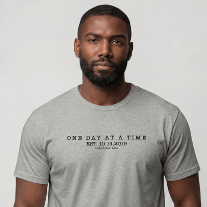 Sober T Shirt | Men's One Day At a Time Tee