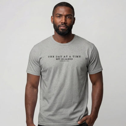 Sober T Shirt | Men's One Day At a Time Tee
