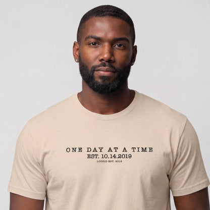 Sober T Shirt | Men's One Day At a Time Tee