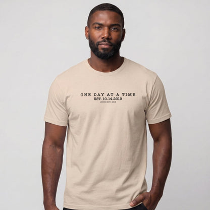 Sober T Shirt | Men's One Day At a Time Tee
