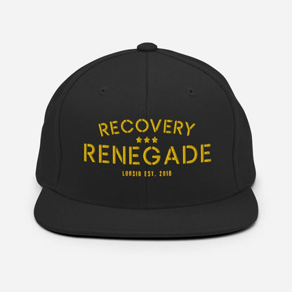 Renegade Snapback Sober Sober Hat graphic detail (view 4)