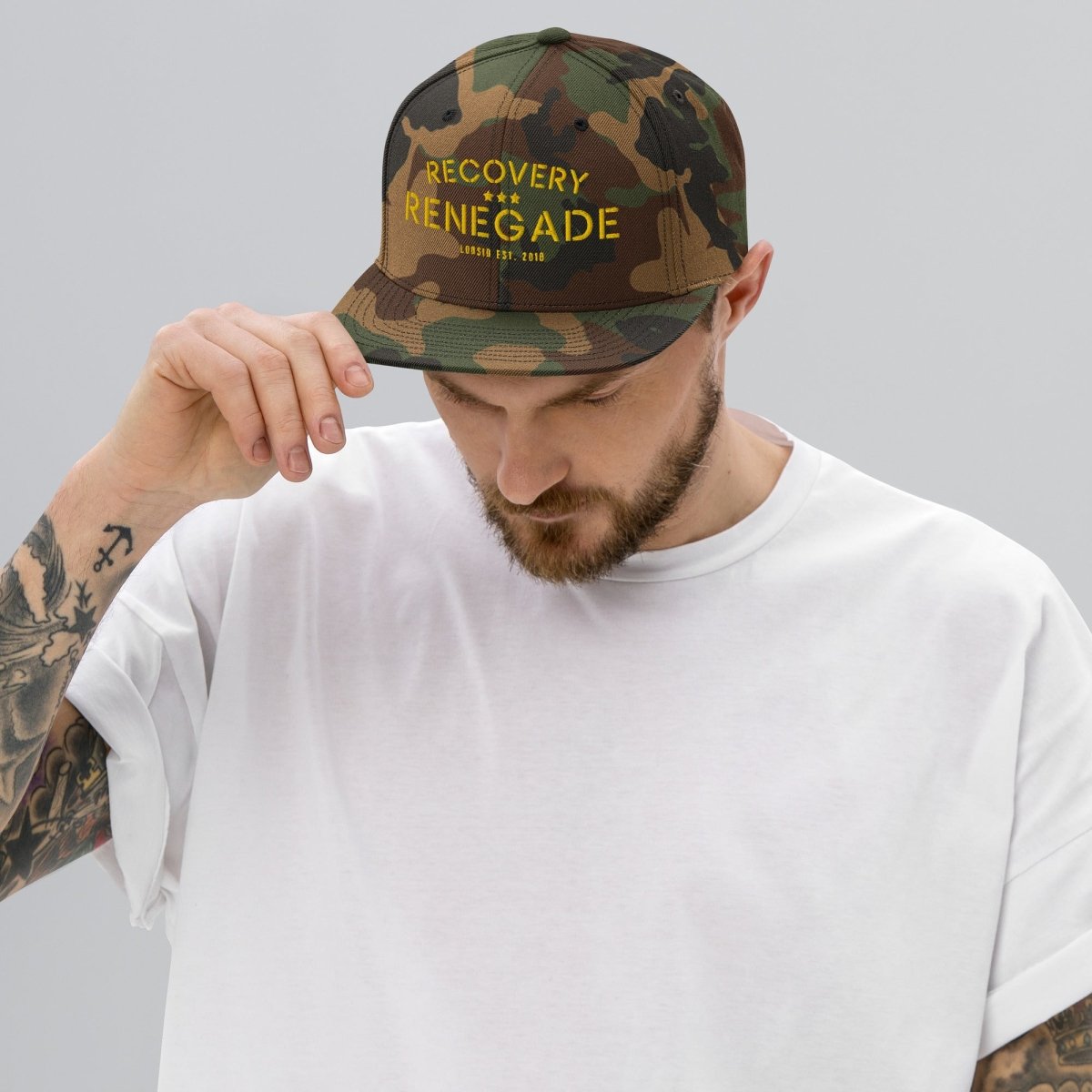 Loosid Renegade Snapback Sober Sober Hat featuring the design
