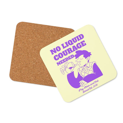 Loosid No Alcohol Needed Sober Coaster featuring the design