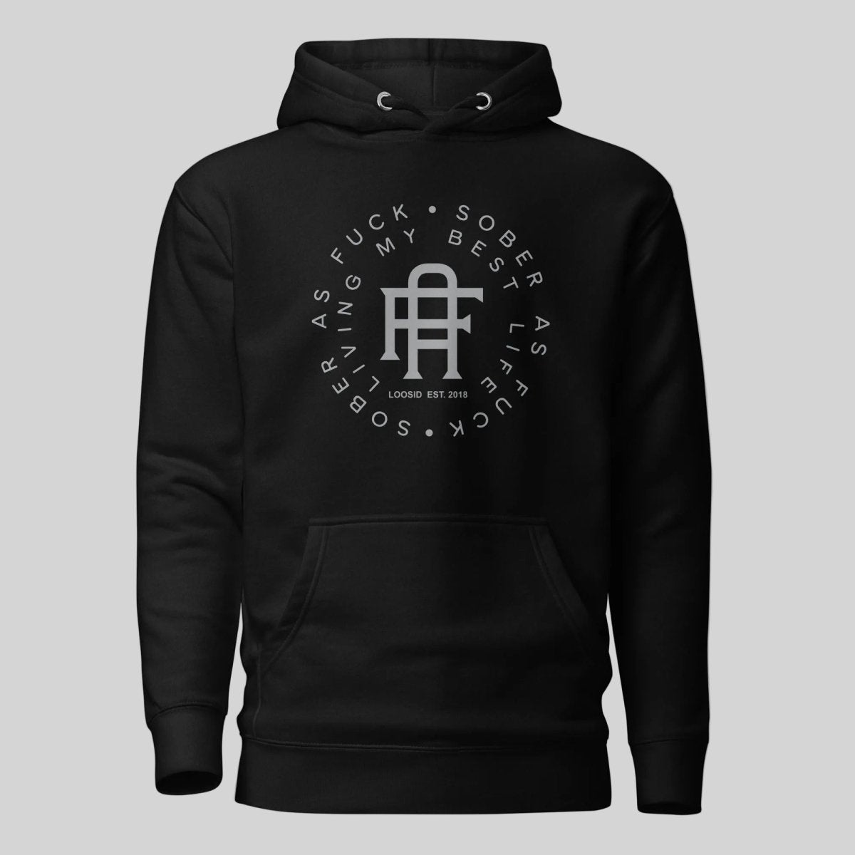 Living My Best Life Recovery Hoodie flat lay styled image (view 3)