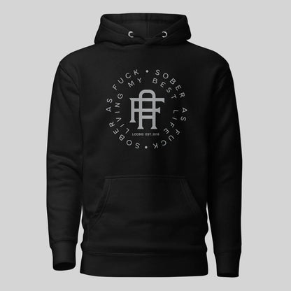 Living My Best Life Recovery Hoodie flat lay styled image (view 3)