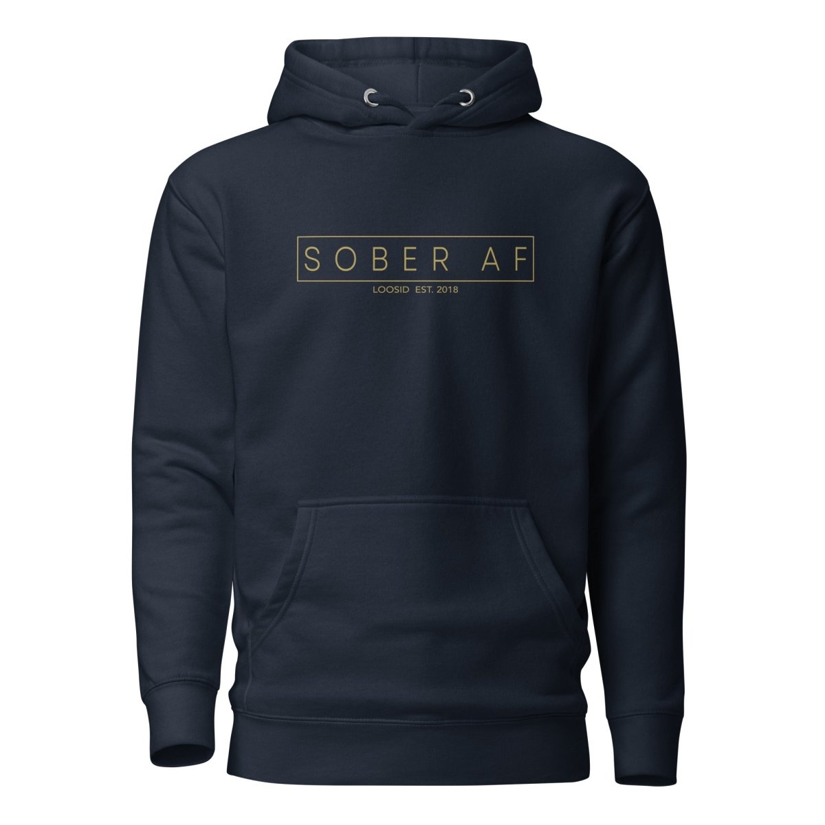Sober AF Recovery Hoodie side view (view 6)