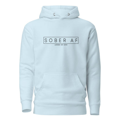Sober AF Recovery Hoodie packaging detail (view 18)