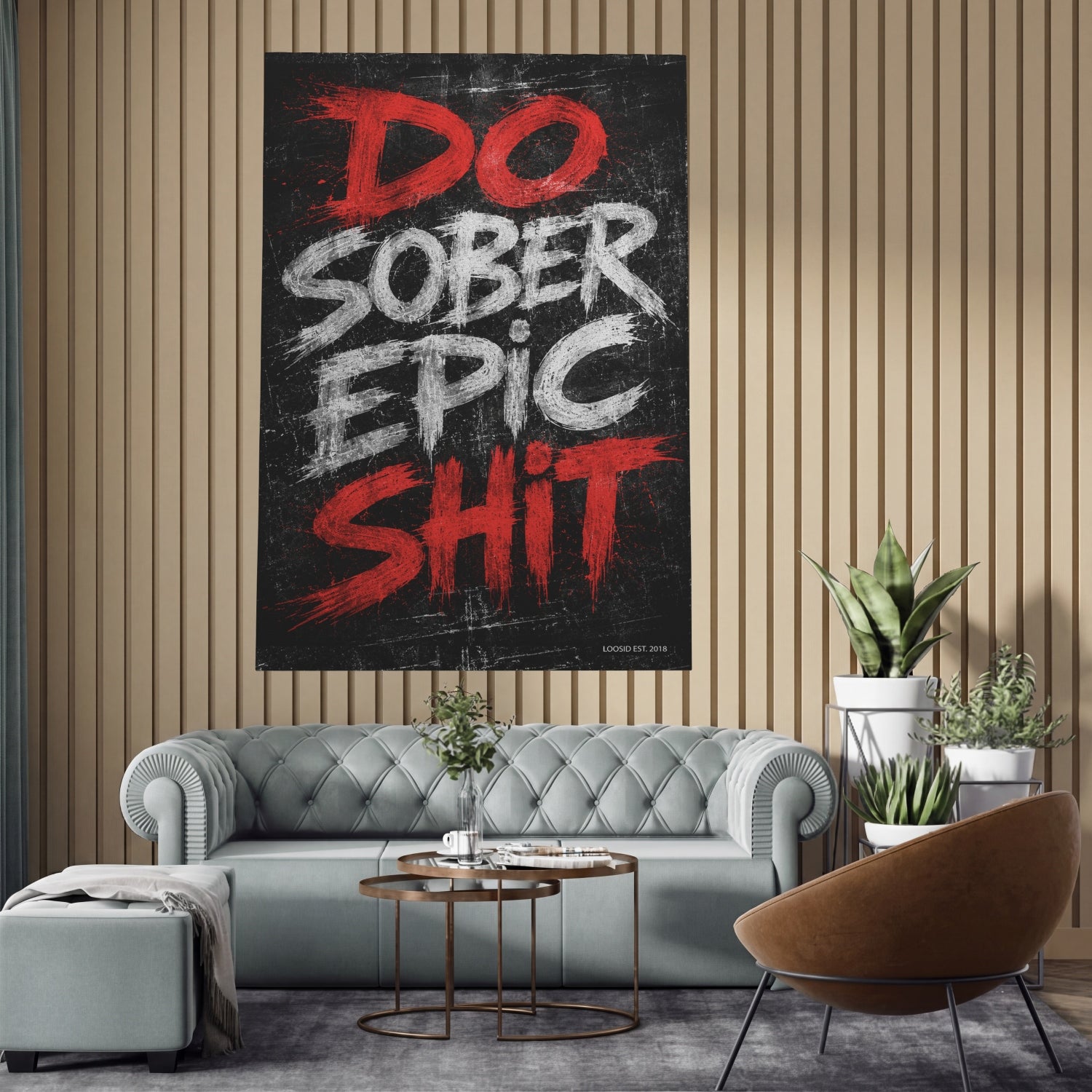 Sobriety Art | Do Epic Sober Shit Canvas Wall Art