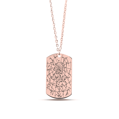 Sober Sober Jewelry Sober Date Custom Star Map Sober Jewelry graphic detail (view 4)