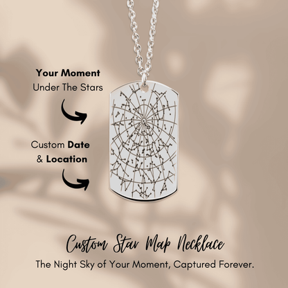 Sober Sober Jewelry Sober Date Custom Star Map Sober Jewelry product photo (view 20)