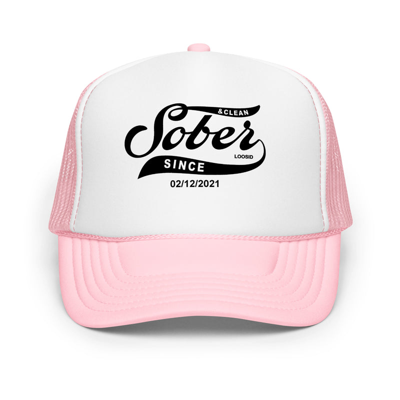 Classic snapback Sober Hat with mesh back and structured fit