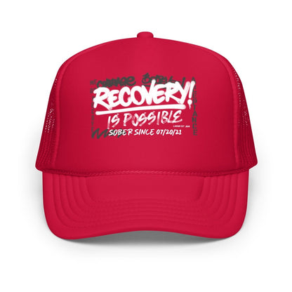 Recovery Is Possible Sober Hat lifestyle view (view 5)