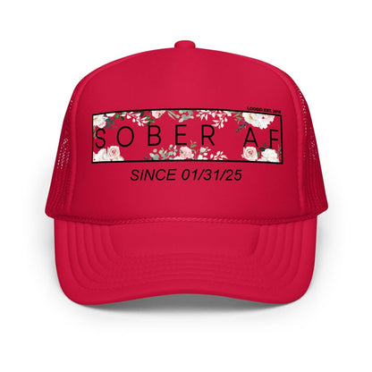 Sober AF Flower Sober Hat fit detail (view 9)