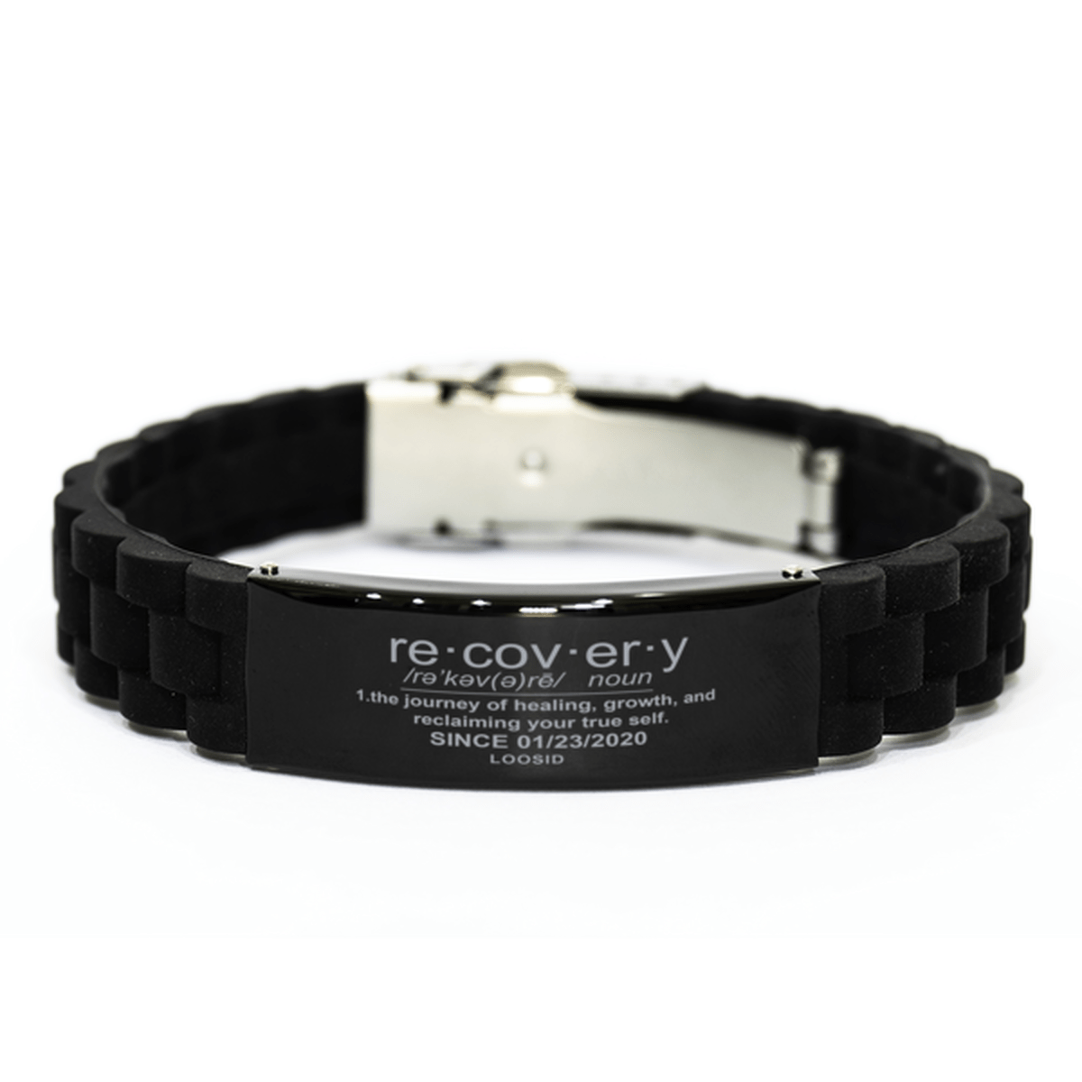Recovery Definition Sober Date Sober Jewelry close-up view (view 2)