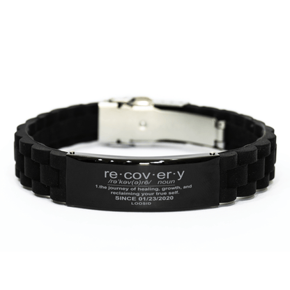 Recovery Definition Sober Date Sober Jewelry close-up view (view 2)