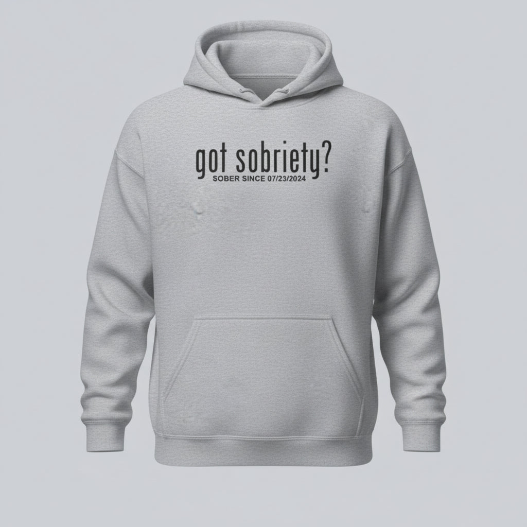 Got Sobriety Recovery Hoodie lifestyle view (view 25)