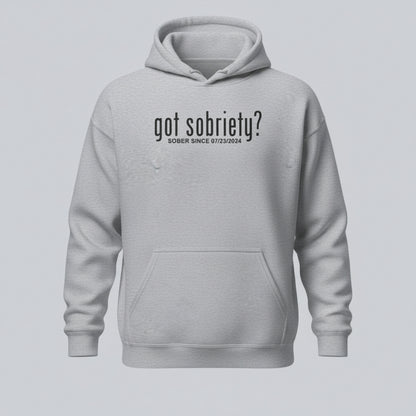 Got Sobriety Recovery Hoodie lifestyle view (view 25)