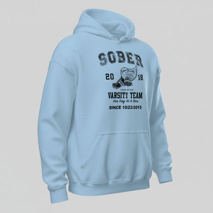 Sober Varsity Team Recovery Hoodie packaging detail (view 28)