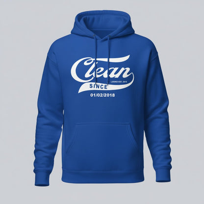 Clean Since Recovery Hoodie product photo (view 10)