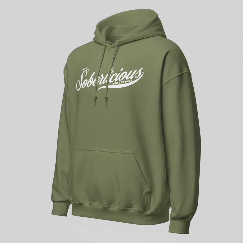 Soberlicious Recovery Hoodie fit detail (view 19)