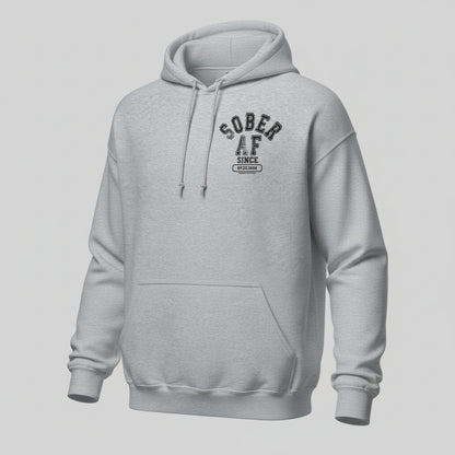 Sober AF Recovery Hoodie packaging detail (view 18)