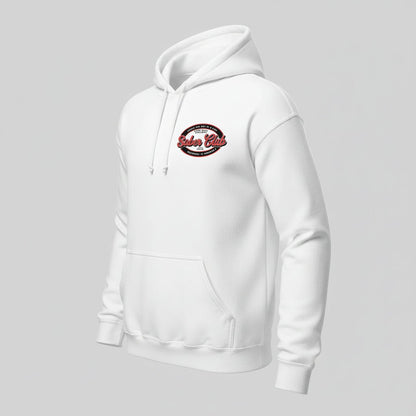 Sober Club Badge Recovery Hoodie packaging detail (view 18)