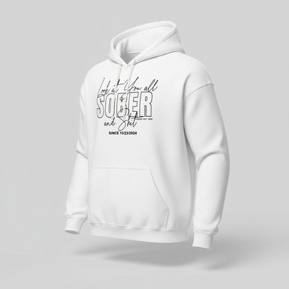 Look at You Sober and Sh*t Recovery Hoodie packaging detail (view 8)