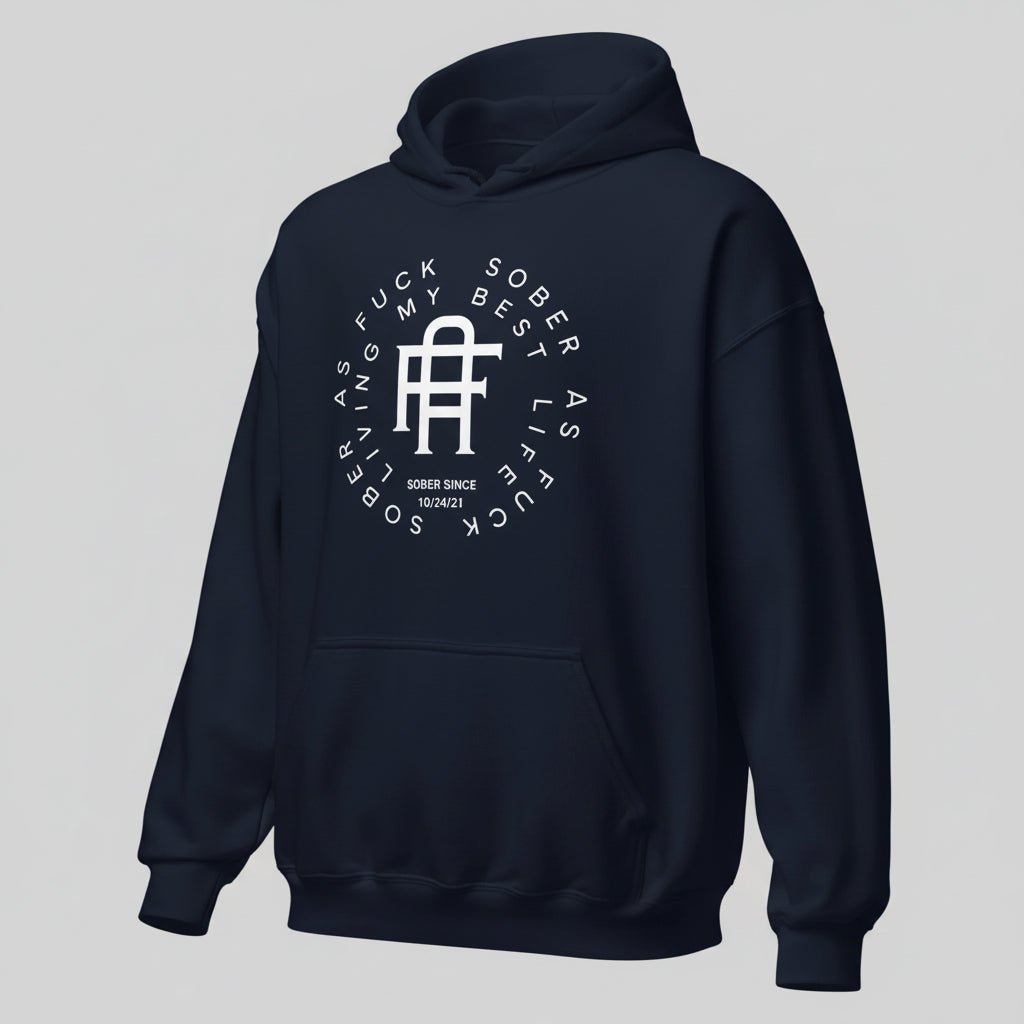 Living My Best Life Recovery Hoodie back view (view 7)