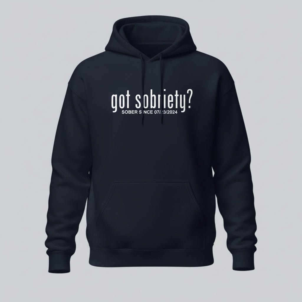 Got Sobriety Recovery Hoodie lifestyle view (view 15)