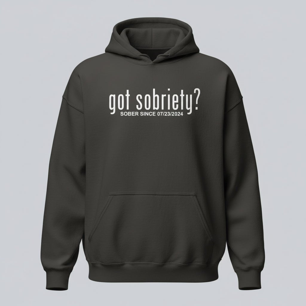 Got Sobriety Recovery Hoodie fit detail (view 19)