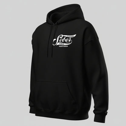 Sober Since Recovery Hoodie graphic detail (view 4)