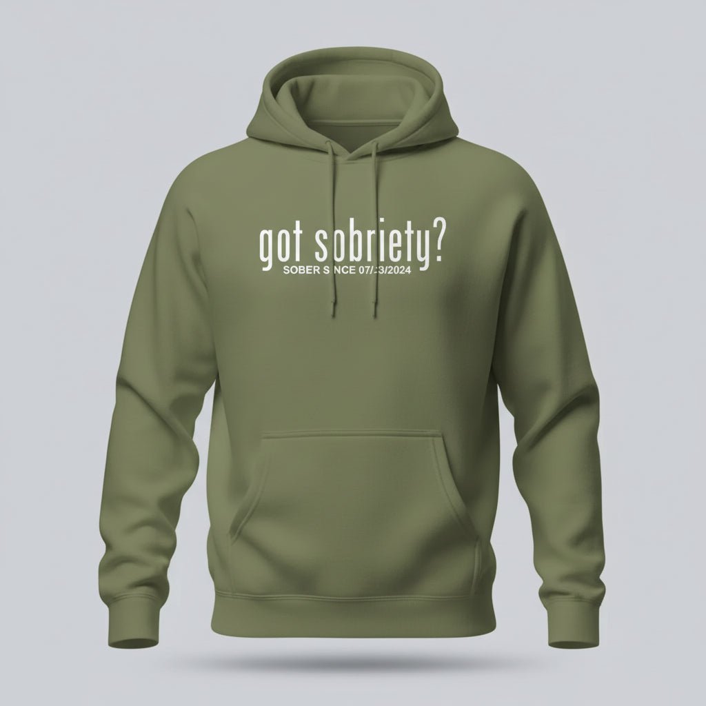 Got Sobriety Recovery Hoodie back view (view 37)